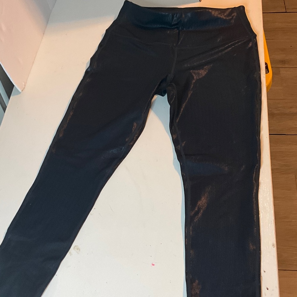 Skechers Shiny Black Kids Leggings